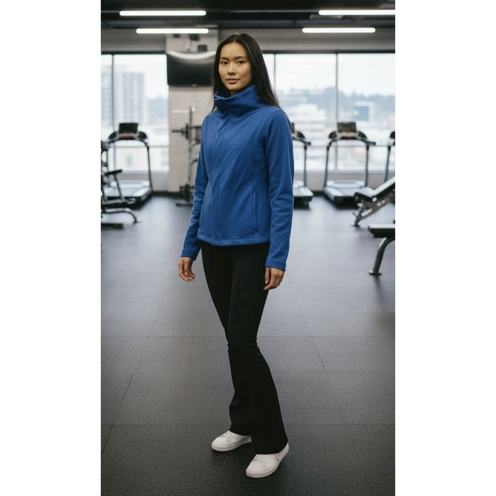 Beyond Yoga Spacedye On the Go Mock Neck Full Zip Athleisure Jacket Pilates/S